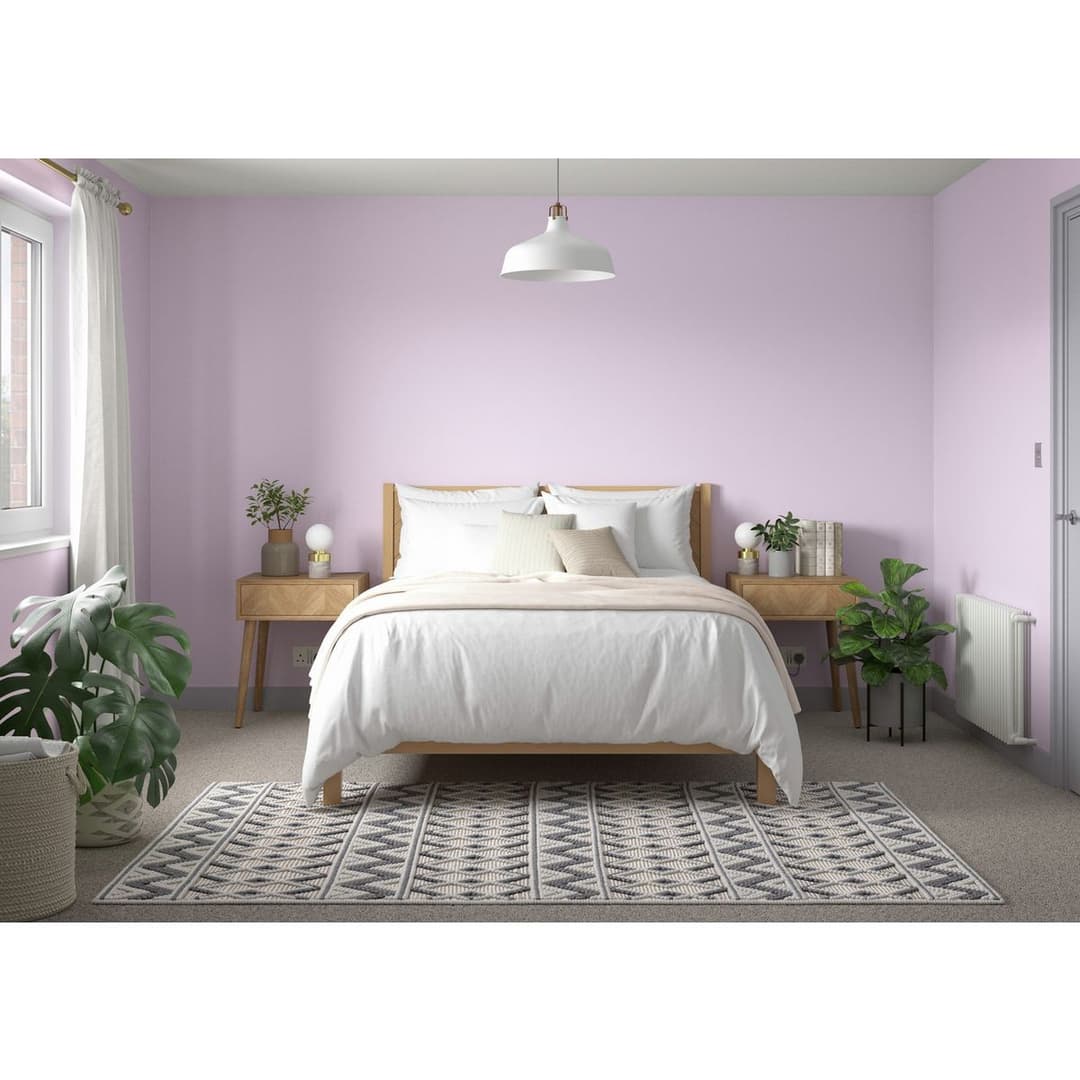 Dulux Walls & Ceilings Matt Pretty Pink - 5L - Image 5