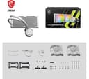 MSI MAG CORELIQUID E240 240mm ARGB Liquid CPU Cooler - White thumbnail 3