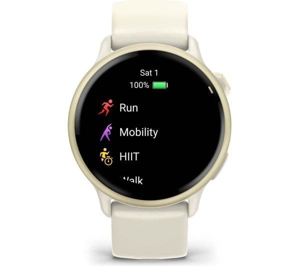 Garmin Vivoactive 6 Smartwatch Bone Lunar Gold - Image 2
