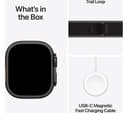Apple Watch Ultra 3 GPS + Cellular 49mm Black Titanium Case with Black Trail Loop - S/M thumbnail 3