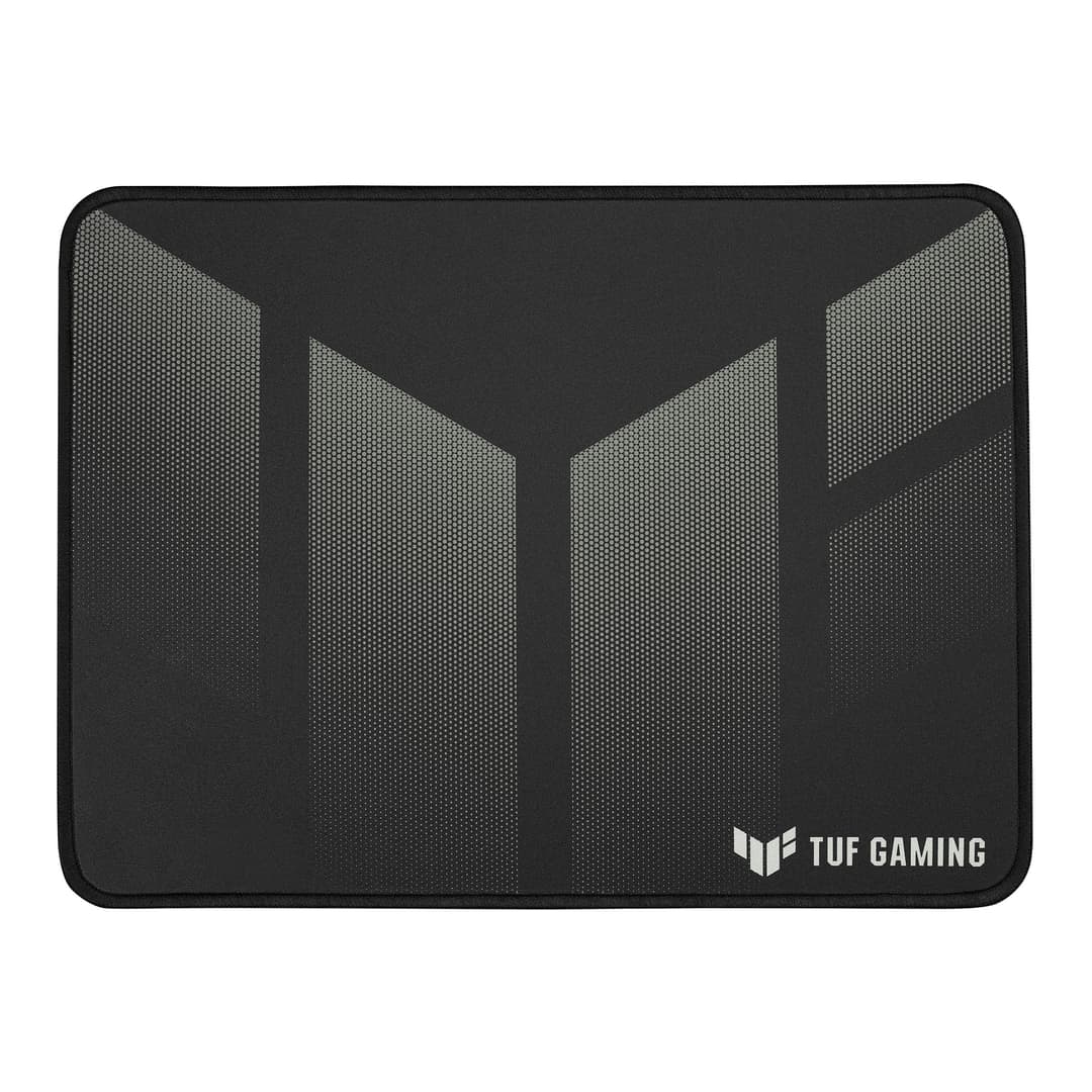 ASUS TUF Gaming P1 Gaming Mouse Pad 360 x 260 x 2 mm Cloth Surface Non-Slip Base - Black (90MP02G0-BPUA00) - Image 1