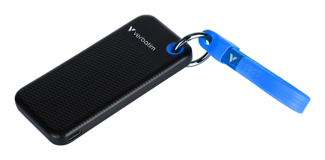 Verbatim Pocket SSD USB 3.2 Gen 2 256GB Black/Blue - Image 2