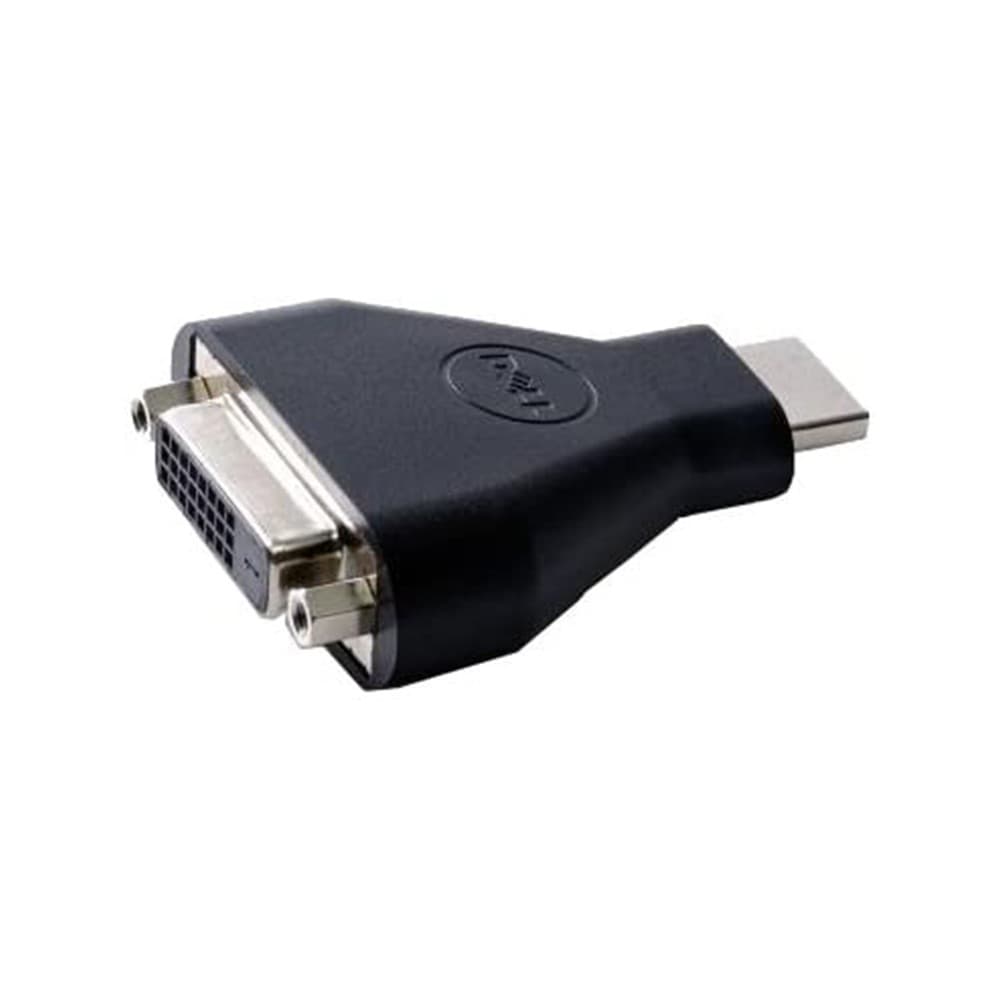 Dell A/V Adapter - 1 x HDMI (Type A) Male Digital Audio/Video - 1 x DVI-D Female - Image 1