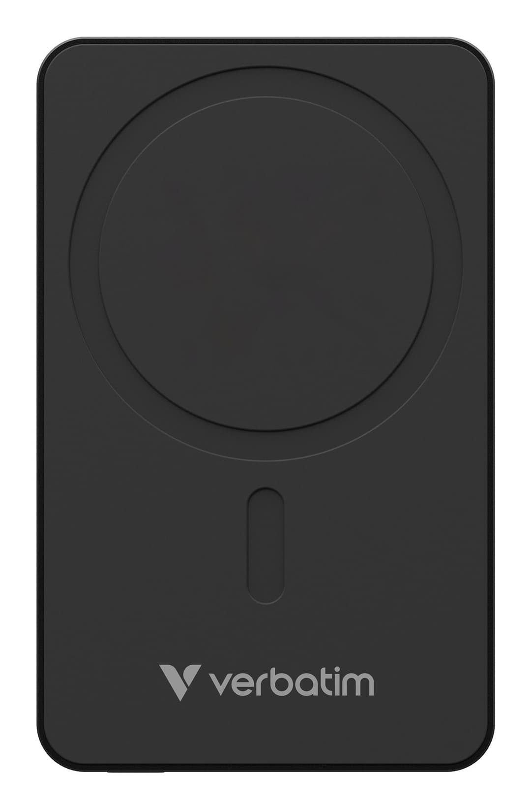Verbatim Charge 'n' Go Essentials Magnetic Wireless Power Bank 5000 mAh Black - Image 1
