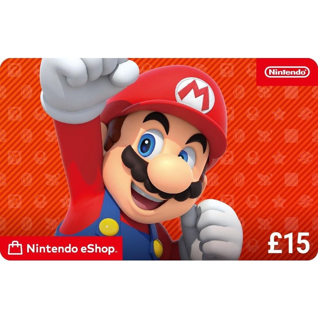 Nintendo eShop Card - 15 GBP Voucher - Image 1