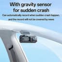 YESIDO KM21 Car Dash Cam 1080P HD 145 Degree Wide Angle - Black thumbnail 5