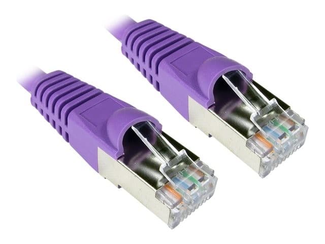 Cables Direct Patch Cable CAT 6a 5m Violet - Image 2