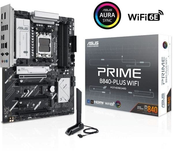 ASUS PRIME B840-PLUS WIFI AM5 ATX Motherboard Black - Image 3