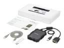 StarTech NOTECONS02X KVM Switch Black thumbnail 5