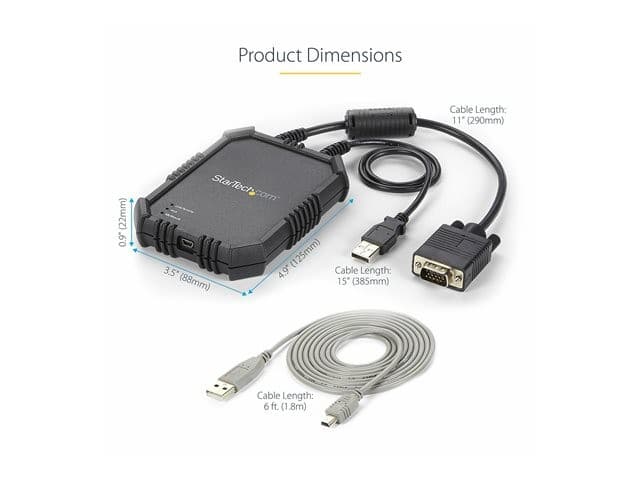 StarTech NOTECONS02X KVM Switch Black - Image 7