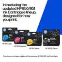 HP 950XL Black & 951 Cyan, Magenta, Yellow Original Ink Cartridges 4-Pack - Black, Cyan, Magenta, Yellow thumbnail 2
