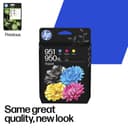 HP 950XL Black & 951 Cyan, Magenta, Yellow Original Ink Cartridges 4-Pack - Black, Cyan, Magenta, Yellow thumbnail 3