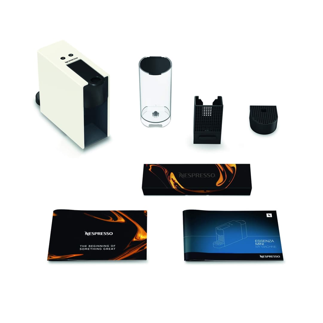 Krups Nespresso Essenza Mini Capsule Coffee Maker - White - Image 5