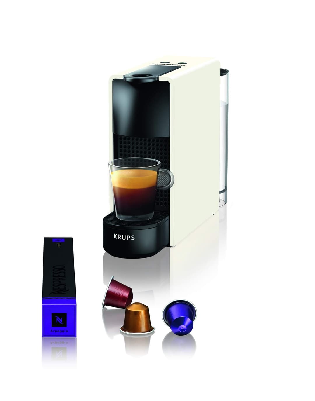 Krups Nespresso Essenza Mini Capsule Coffee Maker - White - Image 6