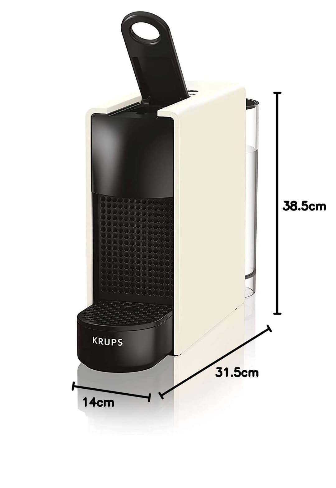 Krups Nespresso Essenza Mini Capsule Coffee Maker - White - Image 8