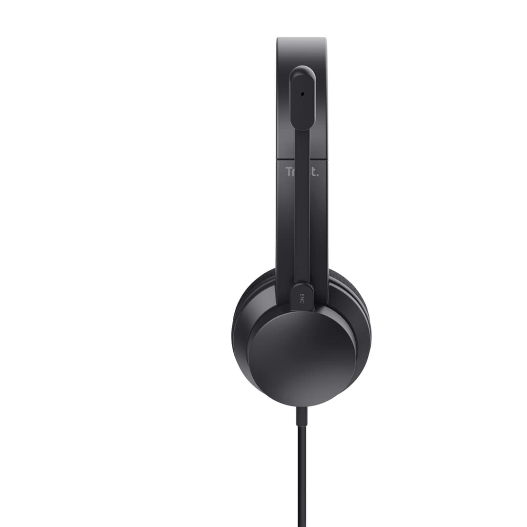 Trust HS-260 Headset Wired Neck-band Office/Call center USB Type-A Black - Image 4