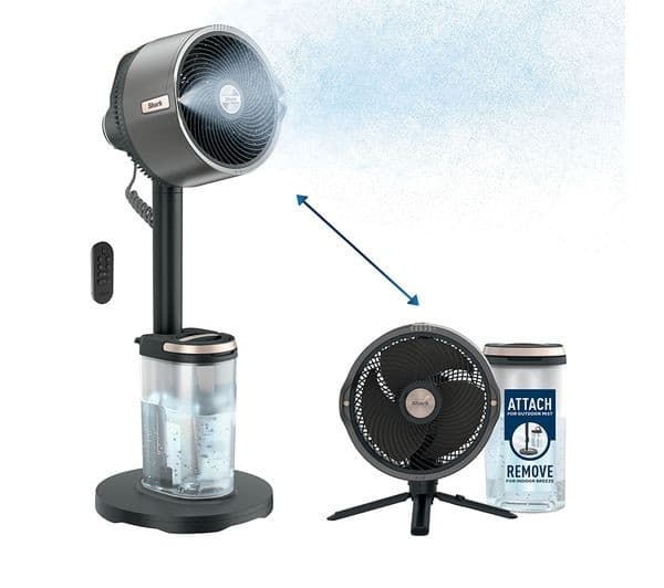 Shark FlexBreeze Pro Mist FA300UK Gray - Image 1