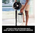 Shark FlexBreeze Pro Mist FA300UK Gray thumbnail 6