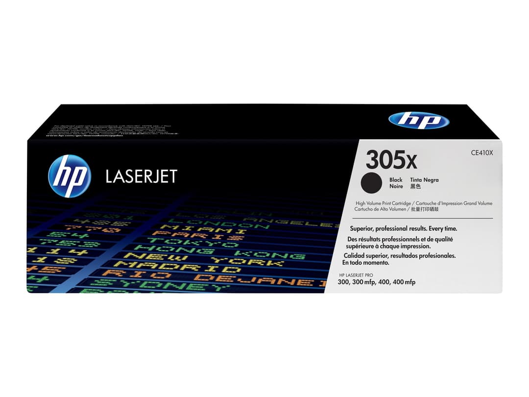 HP 305X - High Yield - black - original - LaserJet - toner cartridge (CE410X) - Image 1
