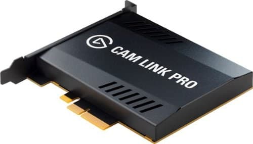 Elgato - Cam Link Pro - PCIe camera capture card, 4 HDMI inputs, 1080p60 Full HD, 4K30, Multiview, streaming, OBS, Zoom - Black - Image 1