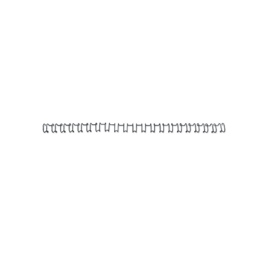 GBC IB165023 6mm Black Wire Binders - Image 1
