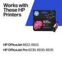 HP 935XL Magenta High-yield Ink Cartridge - Magenta thumbnail 2