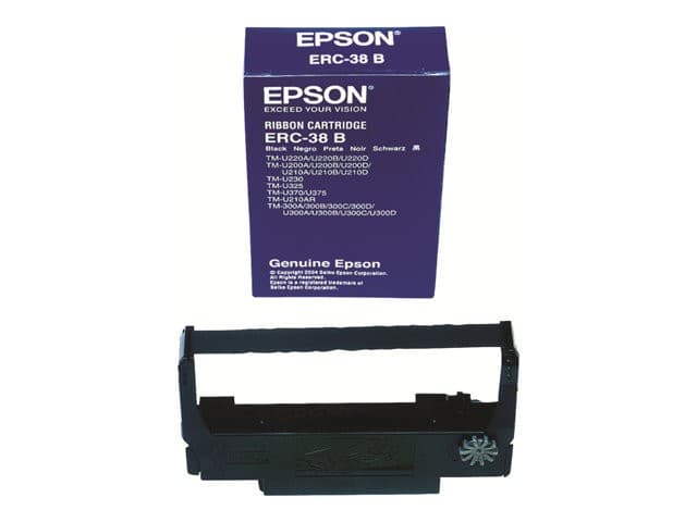Epson ERC 38B - 1 - black - print ribbon - Image 1