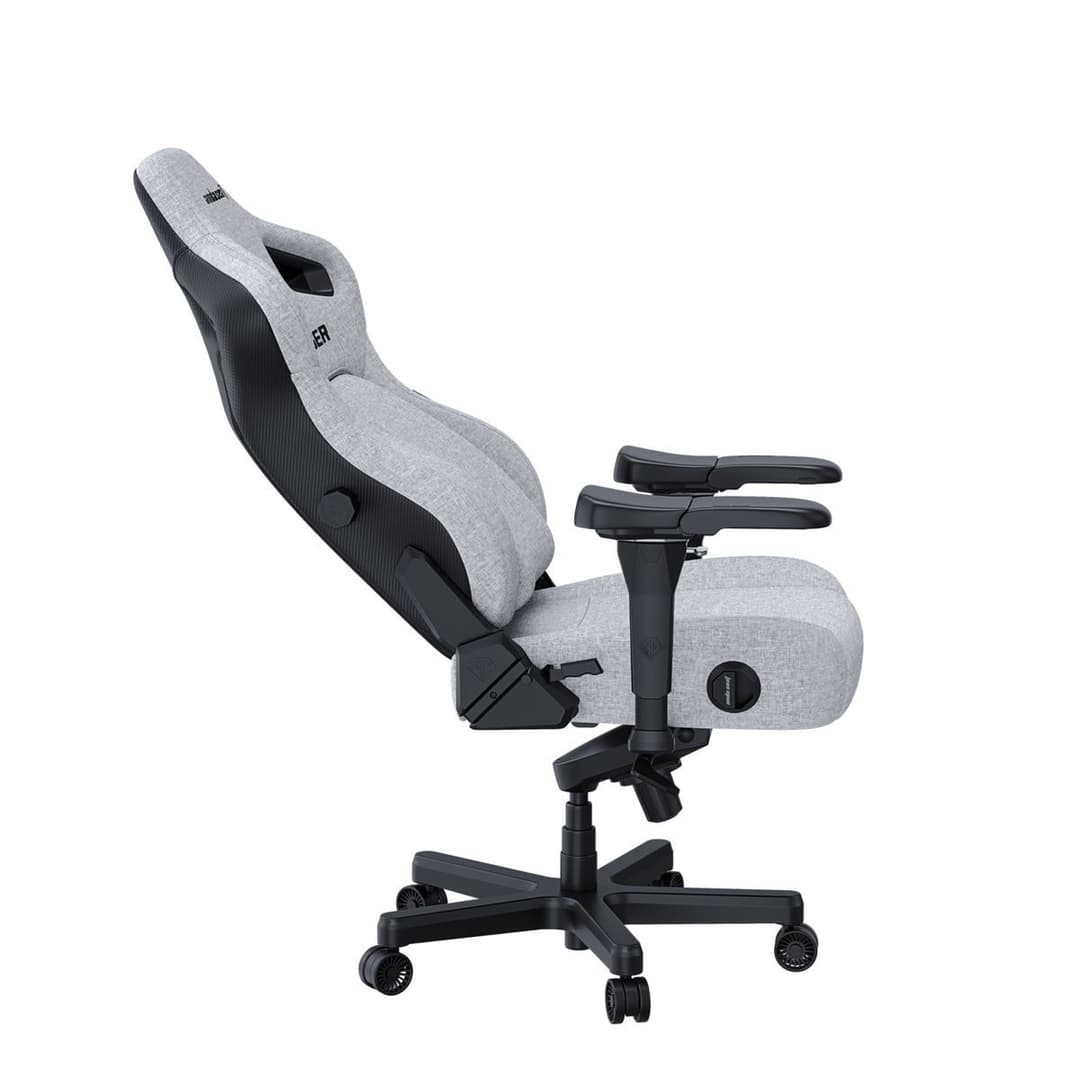 AndaSeat Kaiser 4 Premium Gaming Chair Linen Fabric - Large, Ash Grey - Image 7