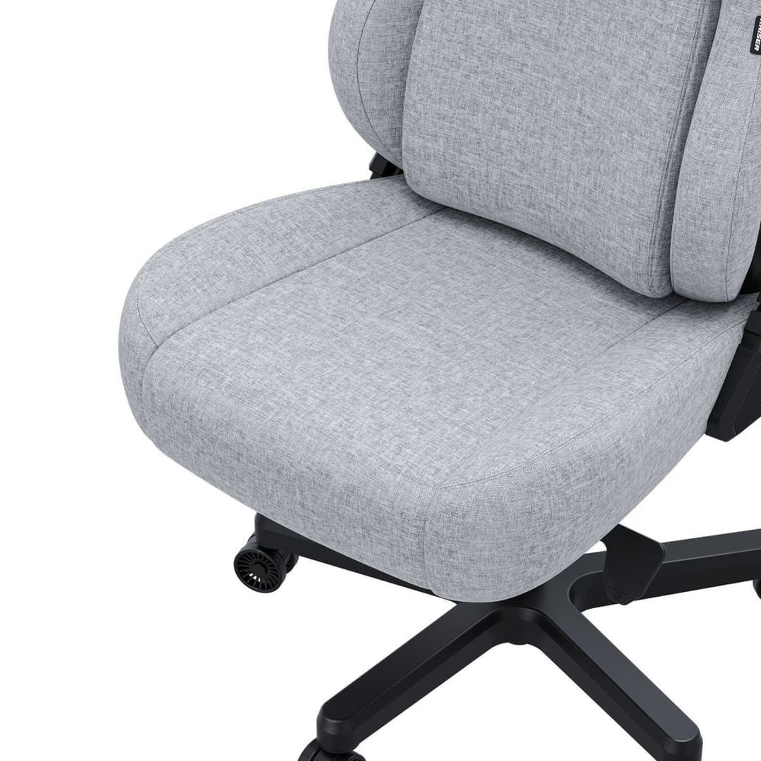 AndaSeat Kaiser 4 Premium Gaming Chair Linen Fabric - Large, Ash Grey - Image 9