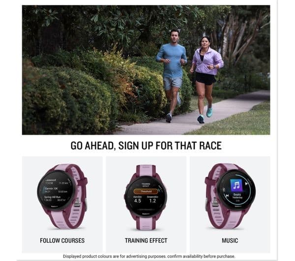Garmin Forerunner 165 Music Smart Watch - Mist Grey - Image 4