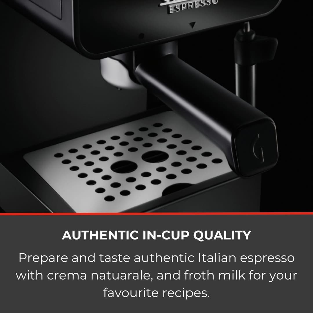 Gaggia Espresso Deluxe Manual Coffee Machine And Cappuccino Maker With Milk Frother - Riverway Green - Image 5