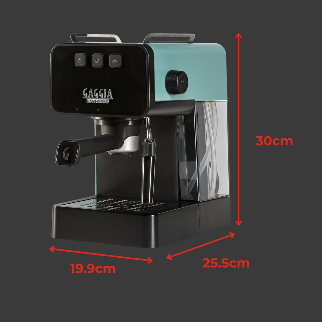 Gaggia Espresso Deluxe Manual Coffee Machine And Cappuccino Maker With Milk Frother - Riverway Green - Image 8