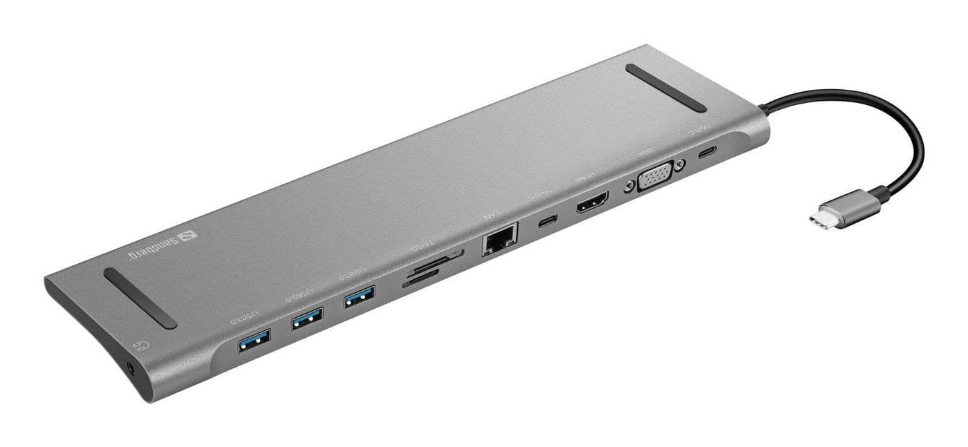Sandberg USB-C 10-in-1 Docking Station (136-31)