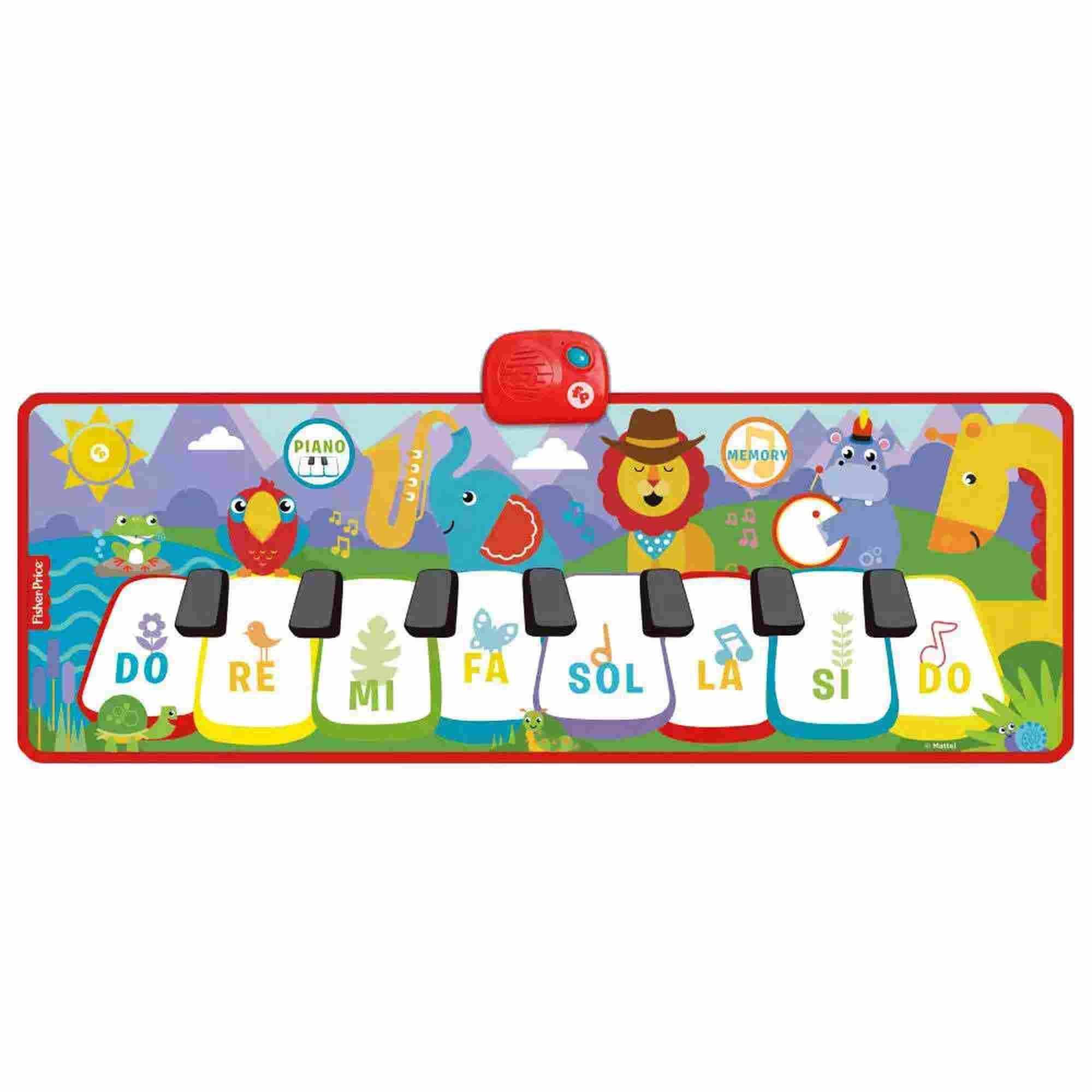 Fisher Price Animal Electronic Floor Piano Keyboard with Lights & Sounds