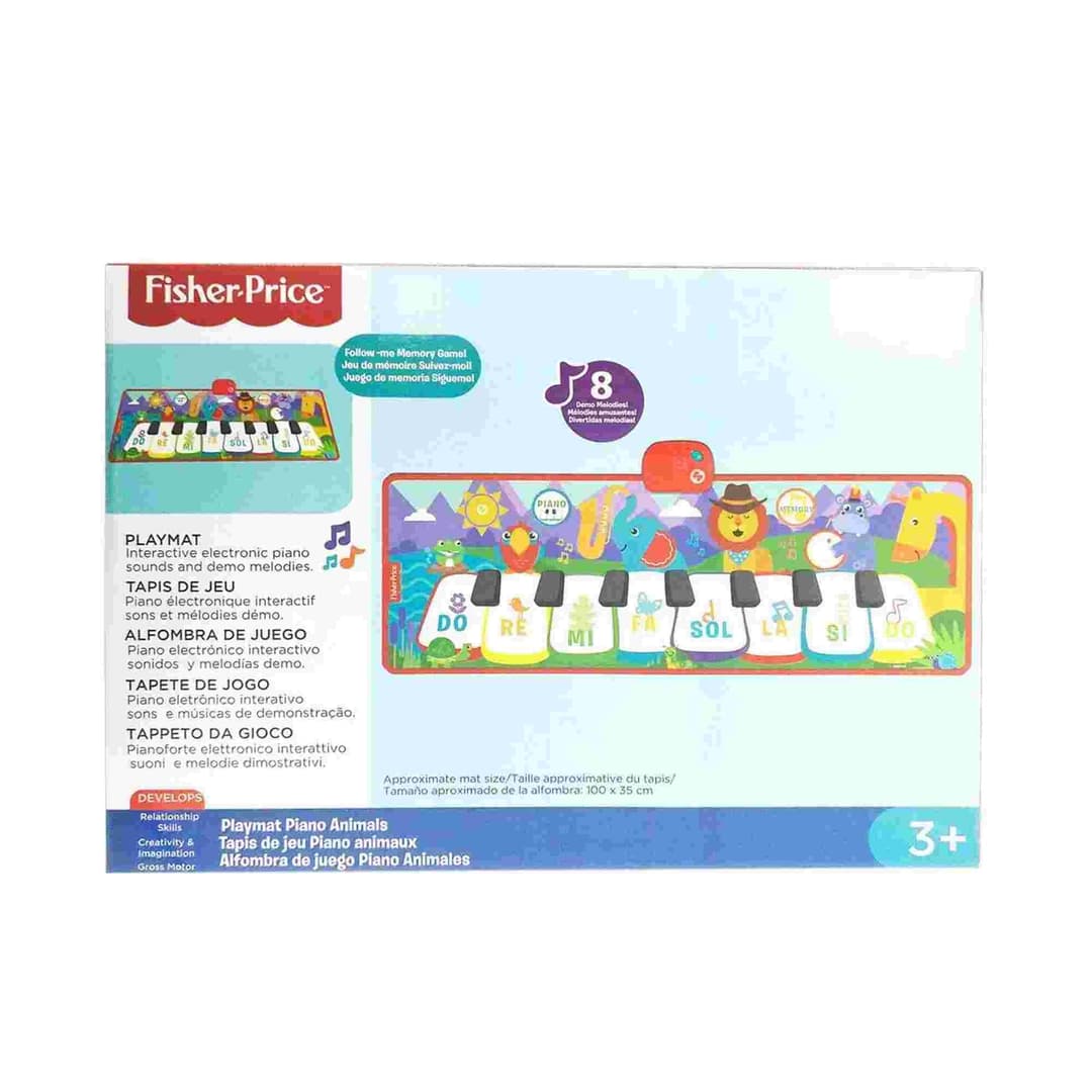 Fisher Price Animal Electronic Floor Piano Keyboard with Lights & Sounds - Image 2