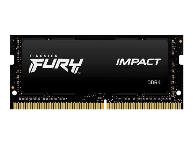 Kingston FURY Impact - DDR4 - module - 16 GB - SO-DIMM 260-pin - 3200 MHz / PC4-25600 - unbuffered - Image 1