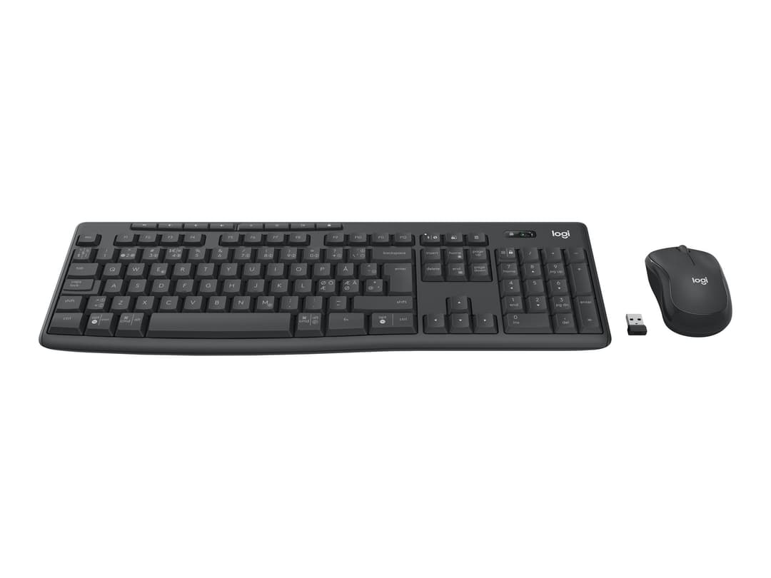 Logitech MK370 Combo for Business Wireless + Bluetooth Keyboard & Mouse Set Graphite - 920-012073 - Image 1