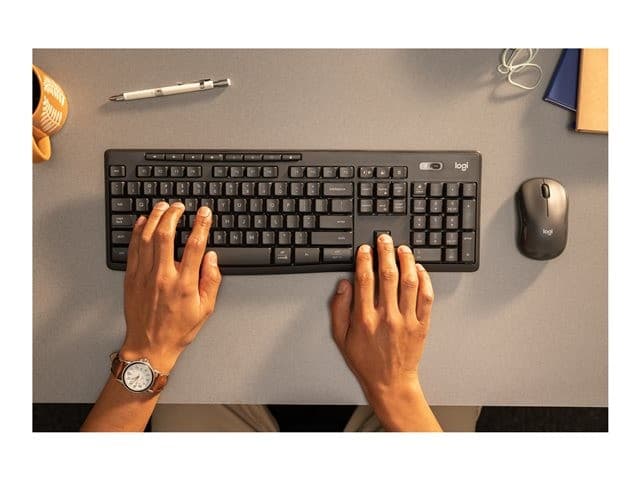 Logitech MK370 Combo for Business Wireless + Bluetooth Keyboard & Mouse Set Graphite - 920-012073 - Image 5