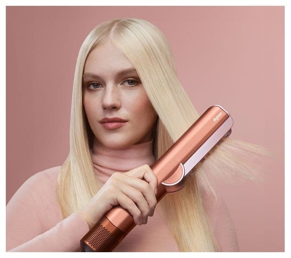 Dyson Airstrait Hair Straightener - Amber Silk & Pink Champagne - Image 2