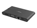 StarTech.com DKT30CHVSCPD USB-C Multiport Adapter Docking Station - 4K HDMI, VGA, 100W PD, 3x USB 3.0, Gigabit Ethernet, SD & MicroSD - Black thumbnail 4