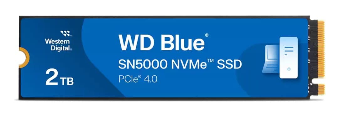 Western Digital WD Blue SN5000 M.2 2280 PCIe 4.0 NVMe SSD - 2TB