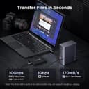 UGREEN 14-in-1 USB-C Docking Station with Dual HDMI DisplayPort 140W Power Gigabit Ethernet - Grey thumbnail 5