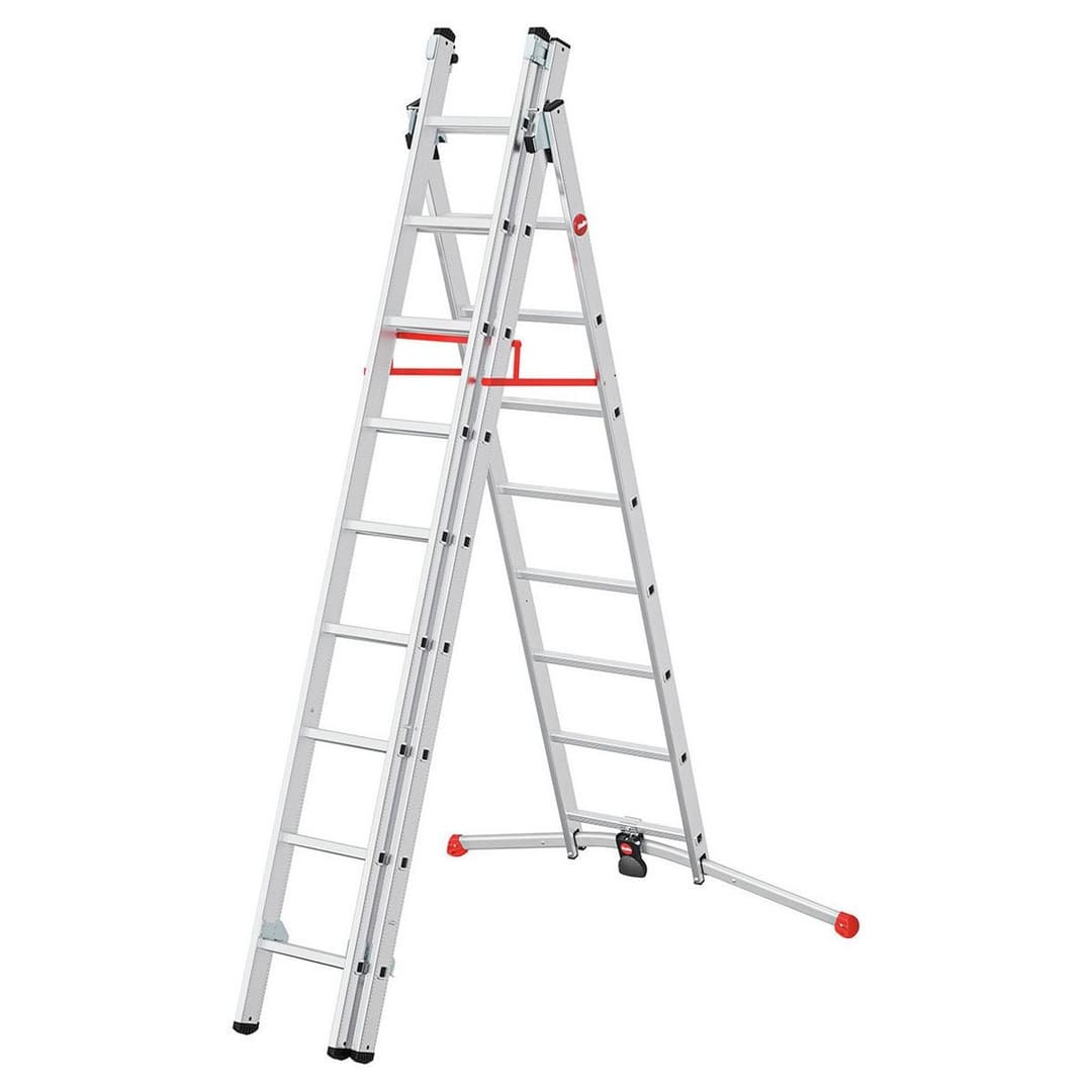 Hailo S100 Profilot Aluminium Ladder - Image 1