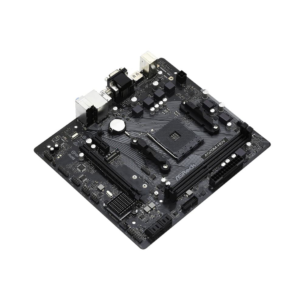 Asrock A520M-HDV Micro-ATX AMD Socket AM4 Motherboard - Image 7