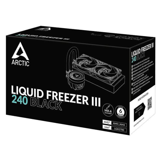 ARCTIC Liquid Freezer III 240 All-In-One CPU Water Cooler - Black | A1 ...