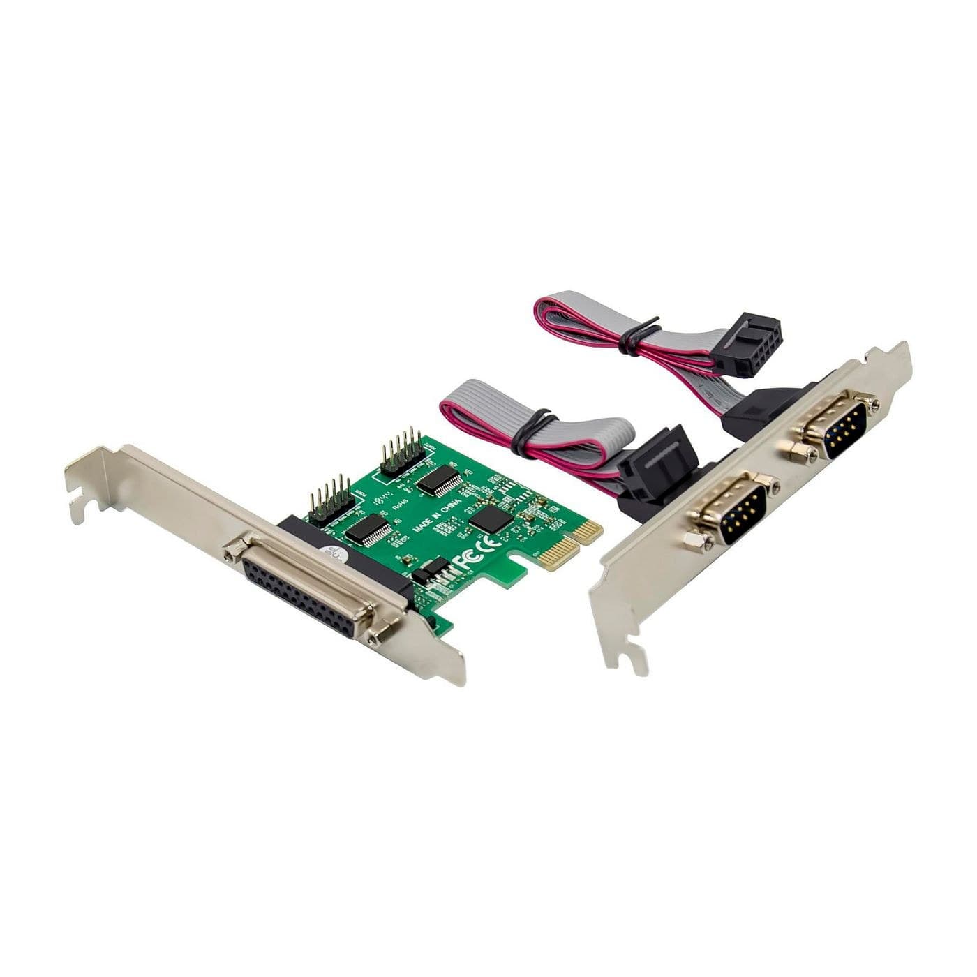 1 port Parallel, 2 port Serial