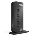 Plugable Technologies USB 3.0 and USB-C Dual 4K Display Docking Station with DisplayPort and HDMI for Windows and Mac (Dual 4K DisplayPort & HDMI, Gigabit Ethernet, Audio, 6 USB Ports) Vertical thumbnail 1