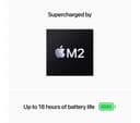 APPLE MacBook Air 13.6" (2022) - M2, 256 GB SSD, Midnight thumbnail 4