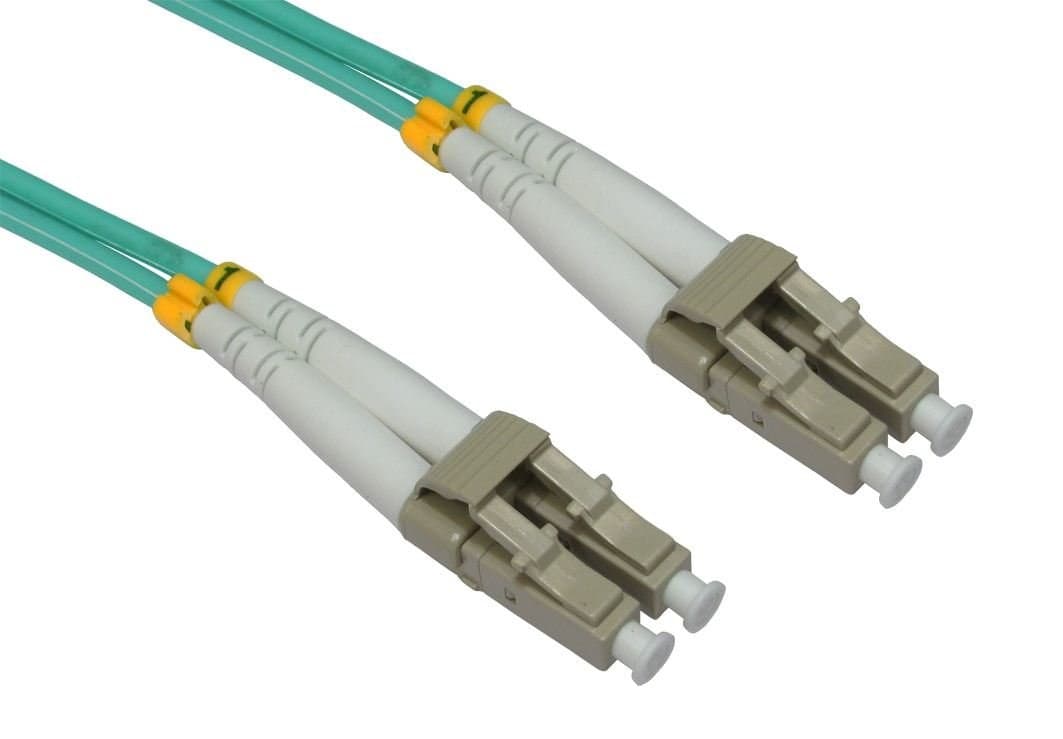CablesDirect 20.0m LC-LC 50/125 MMD OM3 Glasfaserkabel 20 m Blau – Glasfaserkabel (20 m, LC, LC, Stecker auf Stecker)