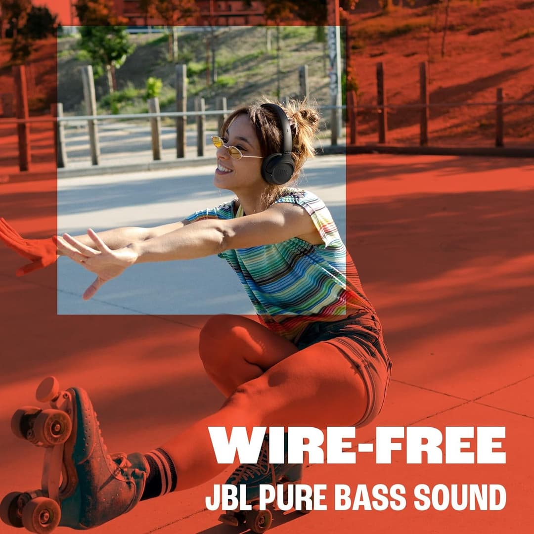 JBL Tune 530BT Wireless Headphones Beige - Image 5
